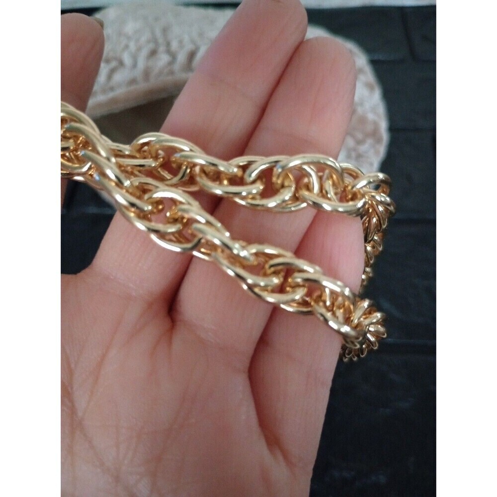Vintage MAGID Handbag cluch gold Chain Strap - Picture 12 of 14